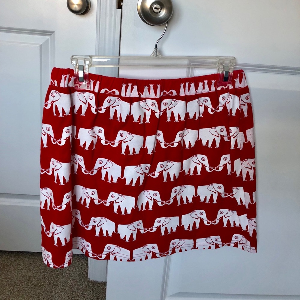 Red Elephant Skirt